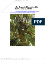 Full Download Test Bank For Organic Chemistry 9th Edition Leroy G Wade PDF Full Chapter