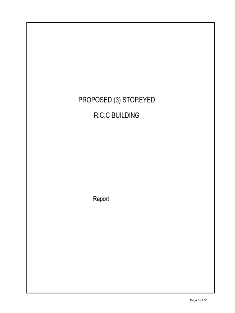 Design Calculation (Report) - Example | PDF | Building | Materials