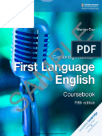 IGCSE First Language English Sample