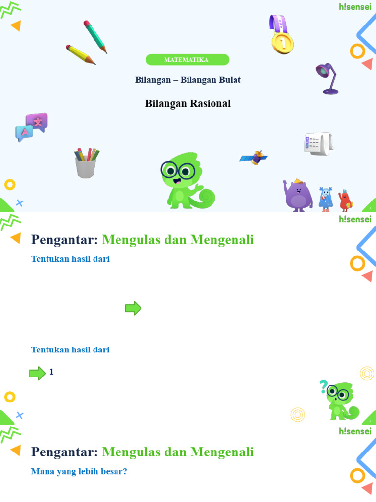 Panduan Lengkap Bilangan Rasional | PDF