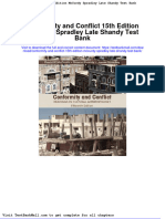 Full Download Conformity and Conflict 15th Edition Mccurdy Spradley Late Shandy Test Bank PDF Full Chapter