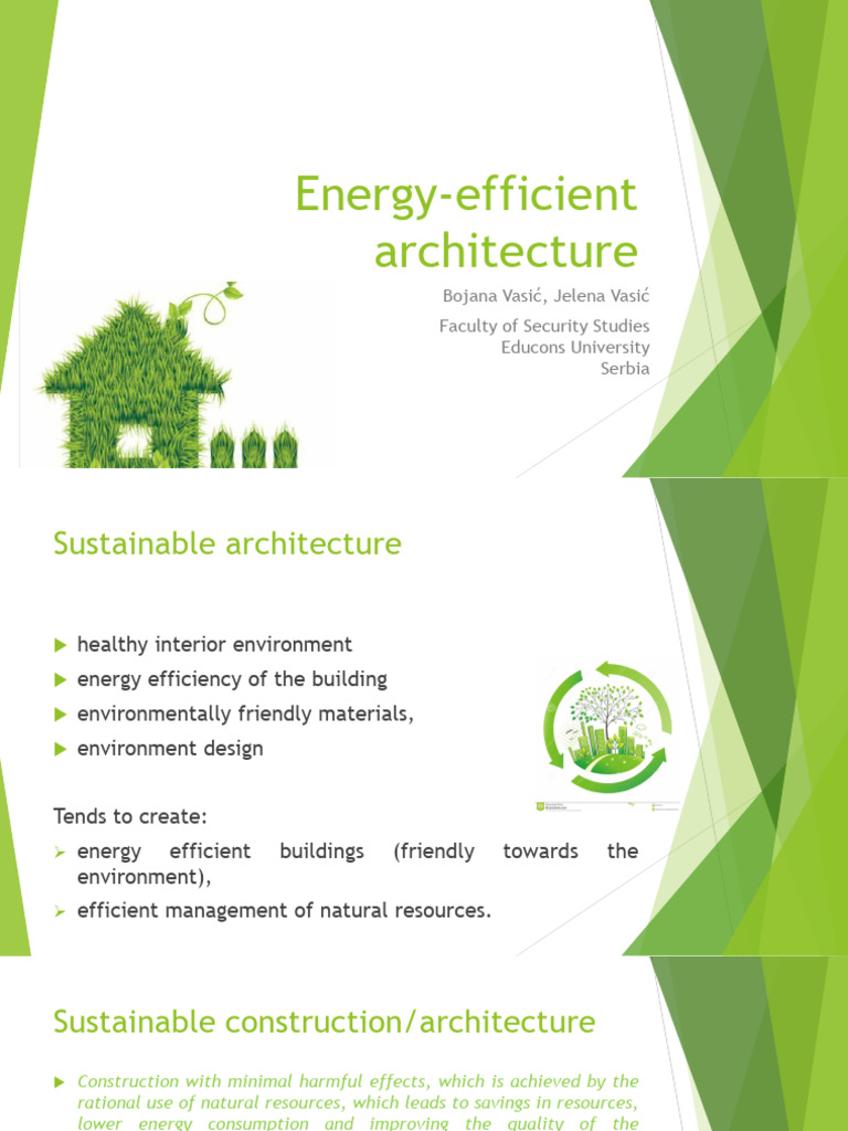 Energy-Efficient Architecture Insights | PDF | Sustainable Architecture ...