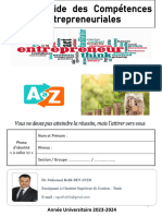 Première Partie Support Du Cours Guide Des Compétences Entrepreneuriales A F 2023 2024