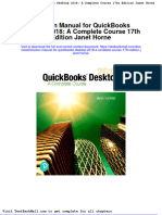 Full Download Solution Manual For Quickbooks Desktop 2018 A Complete Course 17th Edition Janet Horne PDF Full Chapter