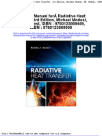 Full Download Solution Manual For Radiative Heat Transfer 3rd Edition Michael Modest M Modest Isbn 9780123869449 Isbn 9780123869906 PDF Full Chapter