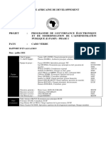 Cabo Verde - Programme de Gouvernance Electronique Et de Modernisation de Ladministration Publique E-Pamp Phase I - Rapport Devaluation Projet