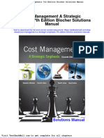 Full Download Cost Management A Strategic Emphasis 7th Edition Blocher Solutions Manual PDF Full Chapter