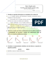 C.1 - Estrutura Atómica - Teste Diagnóstico