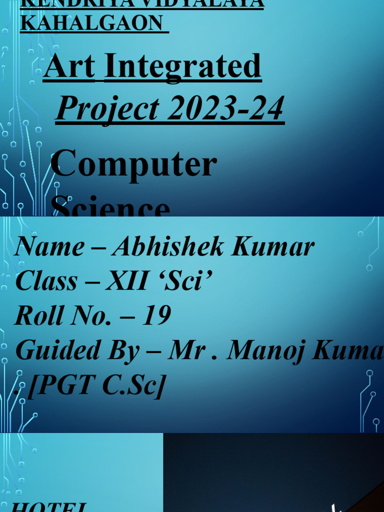 Abhishek Cs Project | PDF | Trousers | Computer Science