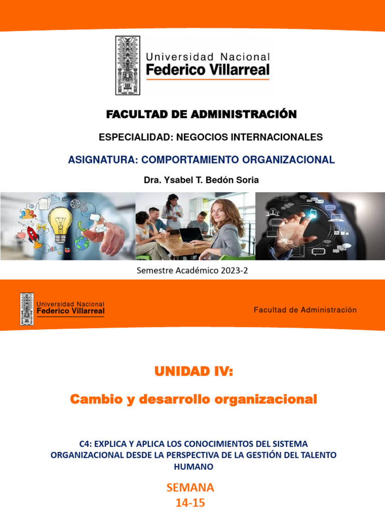 Cambio y Desarrollo Organizacional | PDF | Responsabilidad social ...