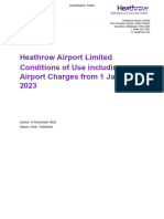 Heathrow Airport LTD Conditions of Use 2023