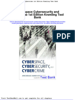Full Download Cyberspace Cybersecurity and Cybercrime 1st Edition Kremling Test Bank PDF Full Chapter