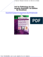 Full Download Test Bank For Pathology For The Physical Therapist Assistant 1st Edition by Goodman PDF Full Chapter