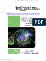 Full Download Digital Signal Processing Using Matlab 3rd Edition Schilling Solutions Manual PDF Full Chapter