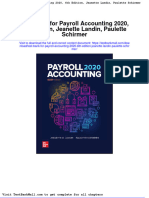 Full Download Test Bank For Payroll Accounting 2020 6th Edition Jeanette Landin Paulette Schirmer PDF Full Chapter