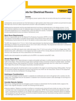 Space Requirements for Electrical Rooms