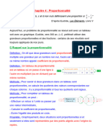 Chapitre 4 Proportionnalité