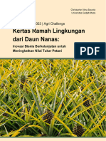 Kertas Ramah Lingkungan Dari Daun Nanas