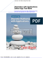 Full download Discrete Mathematics With Applications 4th Edition Epp Test Bank pdf full chapter