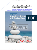 Full Download Discrete Mathematics With Applications 4th Edition Epp Test Bank PDF Full Chapter