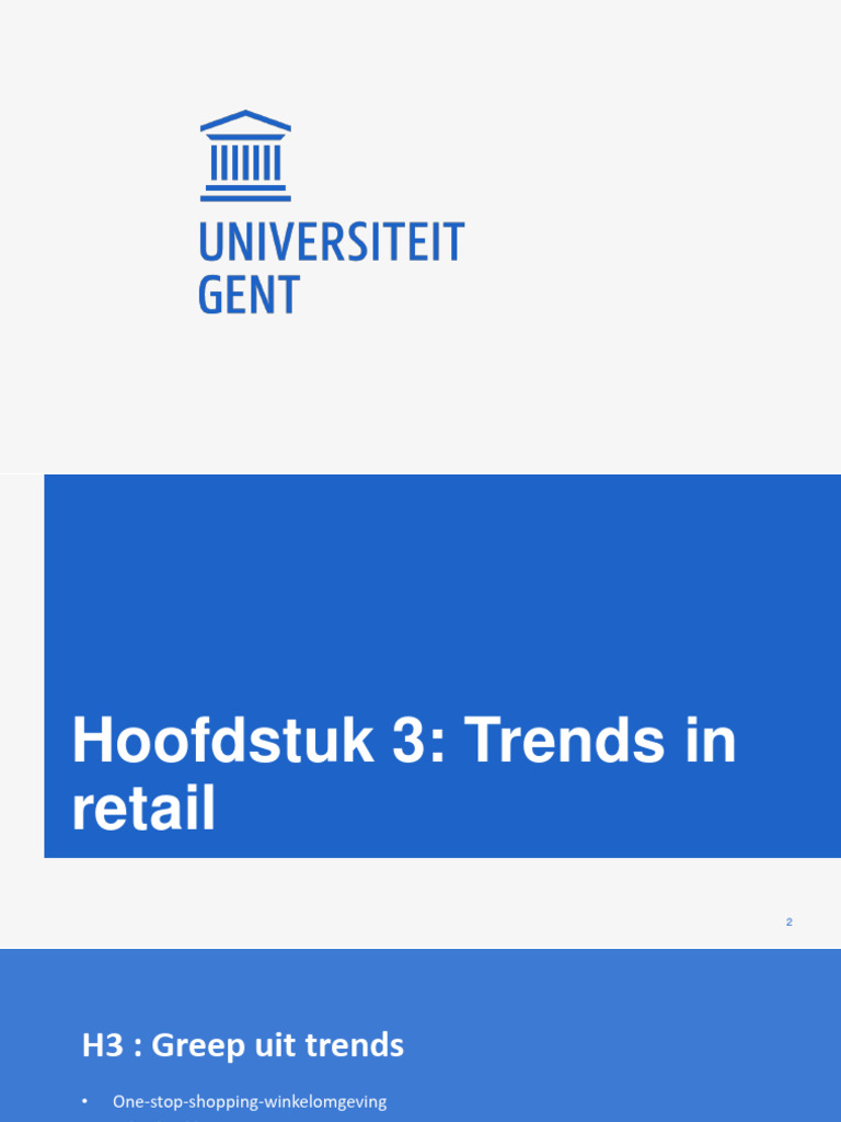 H3 Trends In Retail Ugent Pdf