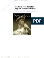 Full Download Downloadable Test Bank For Psychology 8th Edition Gleitman PDF Full Chapter