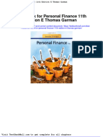 Full Download Test Bank For Personal Finance 11th Edition e Thomas Garman PDF Full Chapter