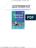 Full Download Test Bank For Periodontology For The Dental Hygienist 3rd Edition Perry PDF Full Chapter