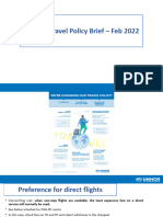 UNHCR Travel Policy Changes 1 March 2022 Final