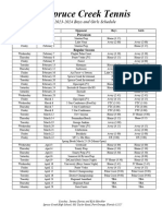 2024 Boys and Girls Tennis Schedule Final