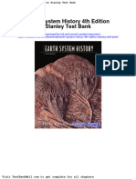 Full Download Earth System History 4th Edition Stanley Test Bank PDF Full Chapter