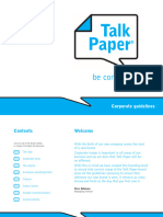 Talk Paper - Corporate Guidelines