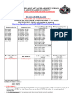 USAAAS - FY22 Course Dates and Requirements CAO 04 NOV 2021