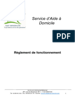 Reglement de Fonctionnement Sad 2021