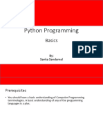 02 Python Programming Basics Part I