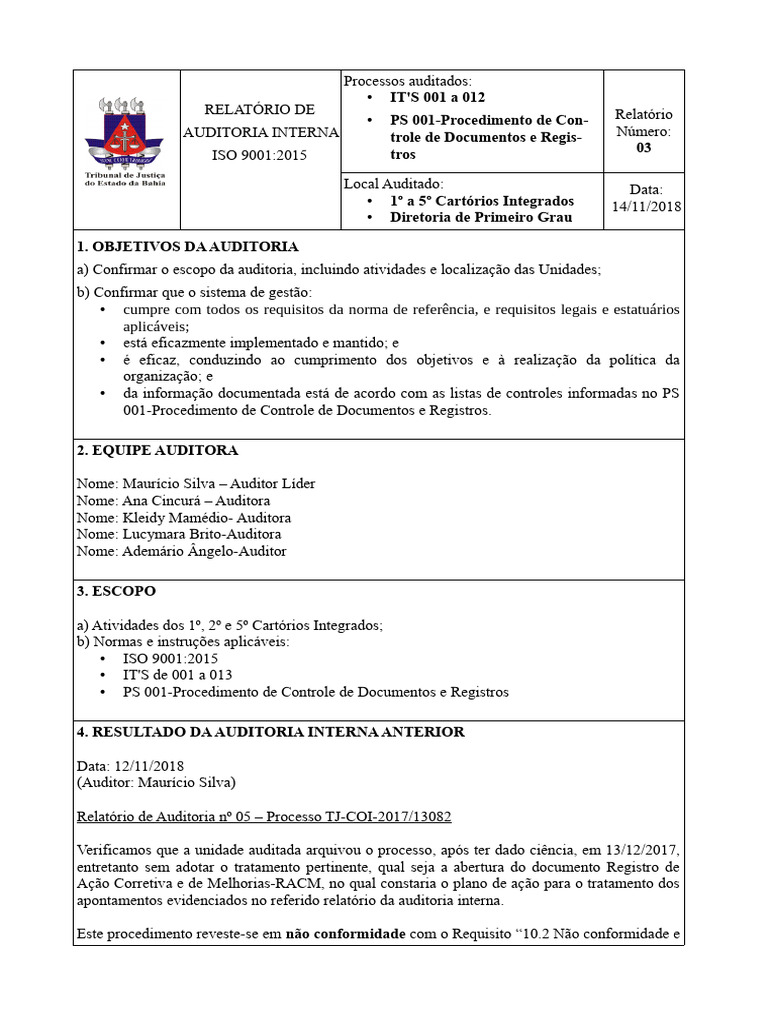 Plan De Auditoria Interna Iso 9001 Ejemplo Opciones De Ejemplo ...
