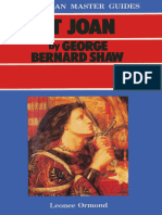 ST Joan by George Bernard Shaw (Leonée Ormond (Auth.) ) (Z-Library)