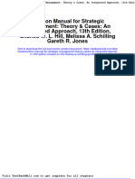 Full Download Solution Manual For Strategic Management Theory Cases An Integrated Approach 13th Edition Charles W L Hill Melissa A Schilling Gareth R Jones PDF Full Chapter