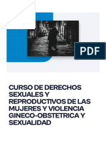 Curso de Derechos Sexuales y Reproductivos de Las Mujeres y Violencia Gineco Obstetrica y Sexualidad