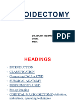 Mastoid Ectomy