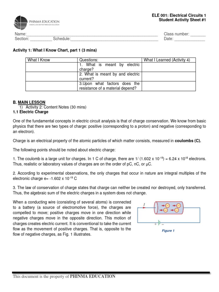 Electrical Circuits 1 Overview | PDF | Electrical Resistance And ...