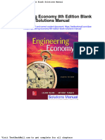 Full Download Engineering Economy 8th Edition Blank Solutions Manual PDF Full Chapter