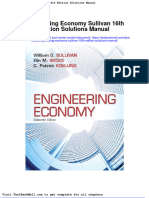 Engineering Economy Sullivan 16th Edition Solutions Manual