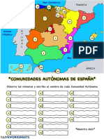 Comunidades Autónomas de Espàña