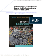 Full Download Essential Epidemiology An Introduction For Students and Health Professionals 3rd Webb Test Bank PDF Full Chapter