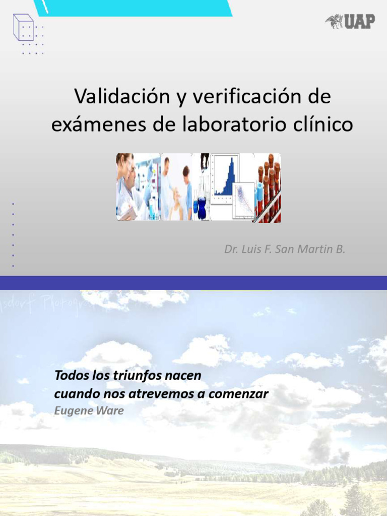Módulo 2 - Clase 4 - Validacion y Verificacion de Exmenes de La ...