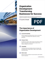 Organization Development Transforming Businesses For Success