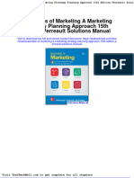 Full Download Essentials of Marketing A Marketing Strategy Planning Approach 15th Edition Perreault Solutions Manual PDF Full Chapter