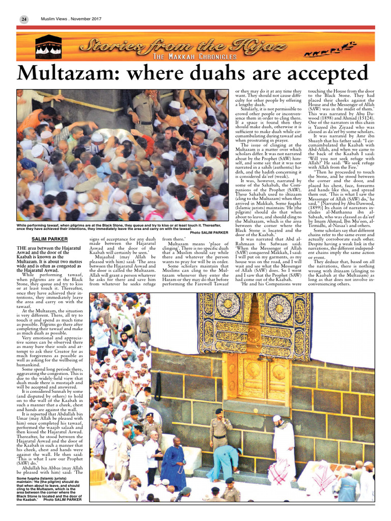 Understanding the Multazam in Hajj | PDF | Abrahamic Religions ...