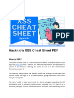 Hackr - Io's XSS Cheat Sheet PDF